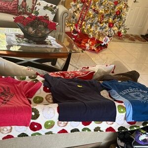 Kids Graphic T-Shirts - Red, Navy, Blue